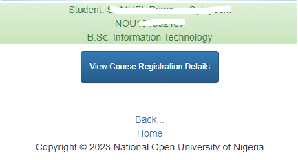 course reg confirmed