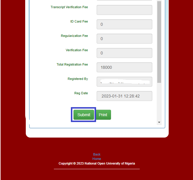 semester registration